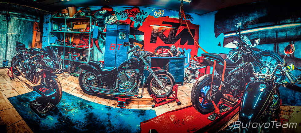 Ремонт мотоциклов в мастерской Бутовотим.