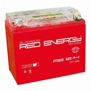 Мото аккумулятор Red Energy RE 1214 / YTX14-BS / YTX14H-BS / YTX16-BS / YB16B-A