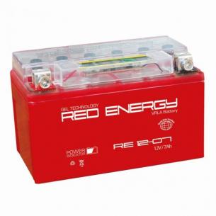 Мото аккумулятор Red Energy RE 1207 / YTX7A-BS / YB7L-B2